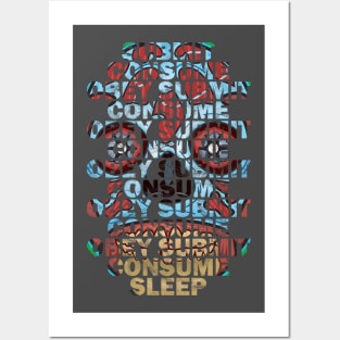 SUBMIT OBEY SLEEP Posters and Art